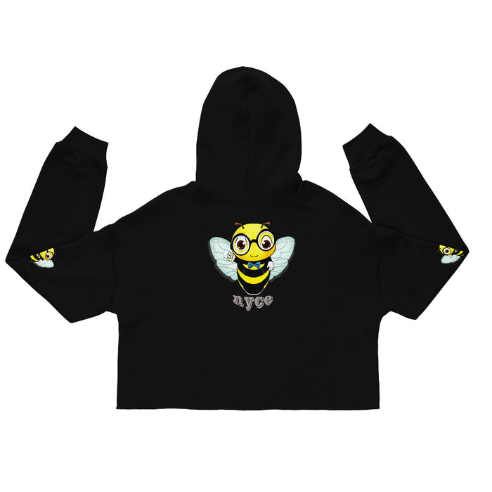 Cute BEE NYCE Crop Hoodie