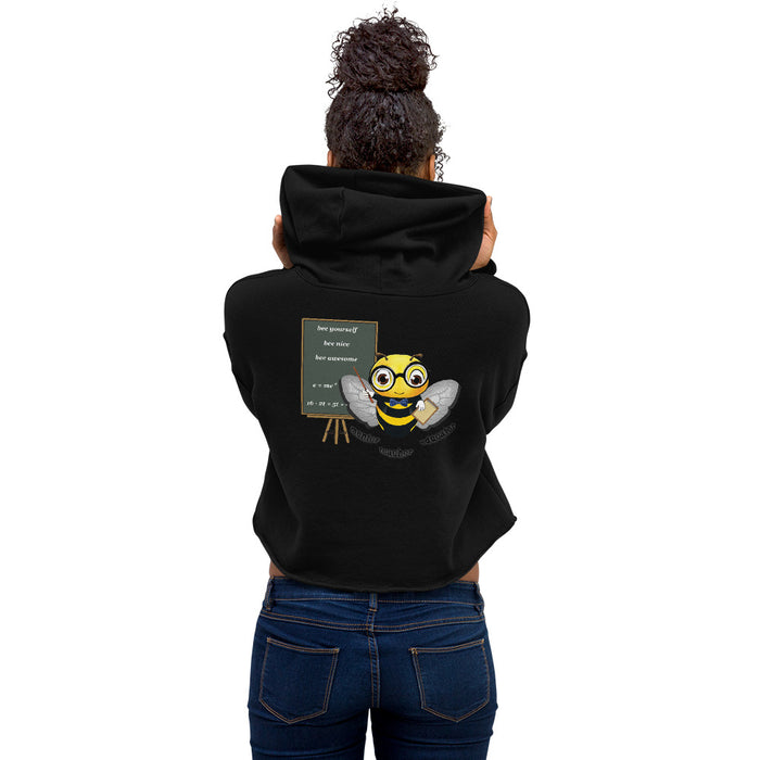 Cute GURU / TEACHER BEE Crop Hoodie