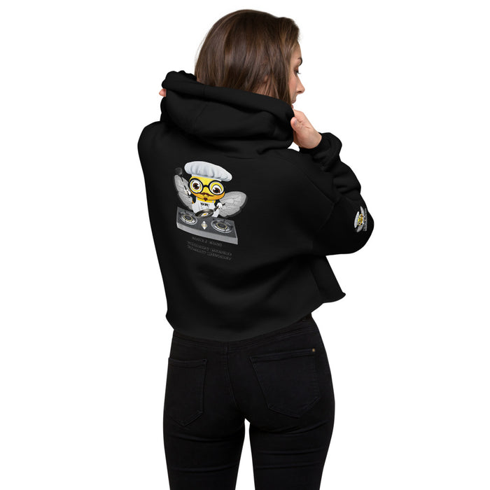 Cute CHEF BEE Crop Hoodie