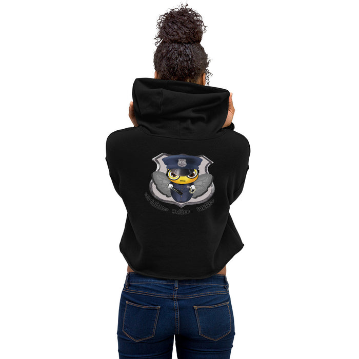 Cute COP / POLICE BEE Crop Hoodie