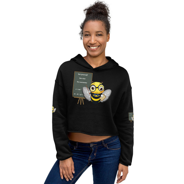 Cute GURU / TEACHER BEE Crop Hoodie