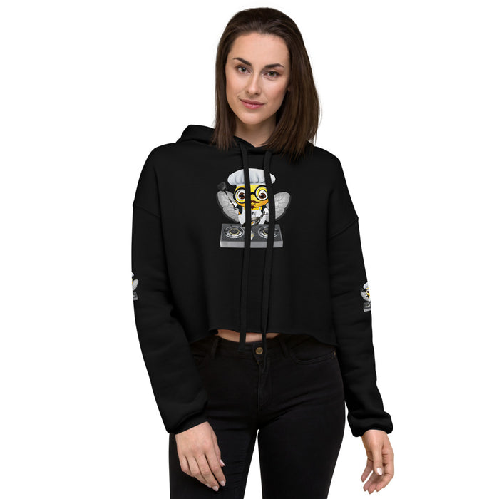 Cute CHEF BEE Crop Hoodie