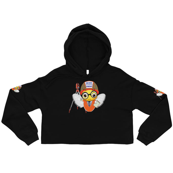 Cute ENGINEER / INGENIERO BEE Crop Hoodie