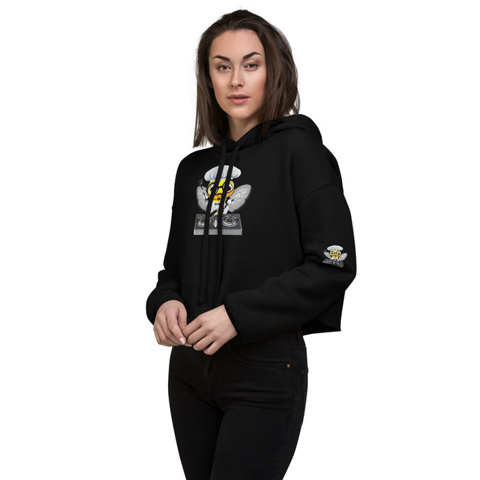 Cute CHEF BEE Crop Hoodie