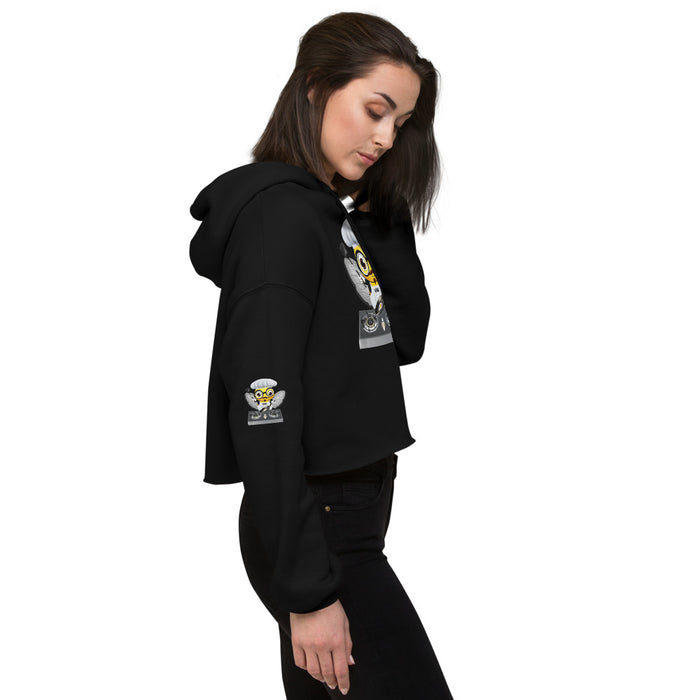 Cute CHEF BEE Crop Hoodie