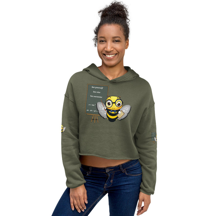 Cute GURU / TEACHER BEE Crop Hoodie