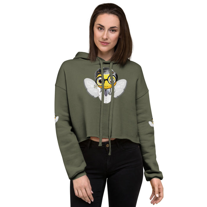 Cute DOCTOR / MEDICO BEE Crop Hoodie