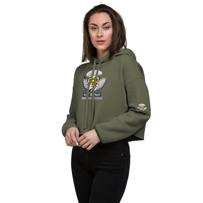 Cute CHEF BEE Crop Hoodie