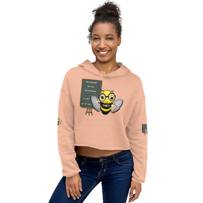 Cute GURU / TEACHER BEE Crop Hoodie