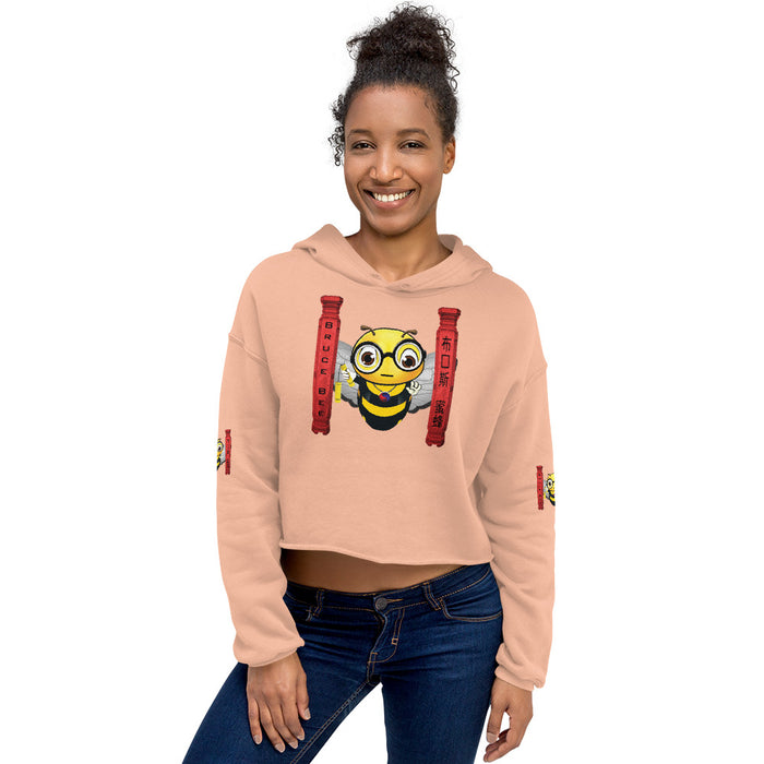 Cute BRUCE BEE Crop Hoodie