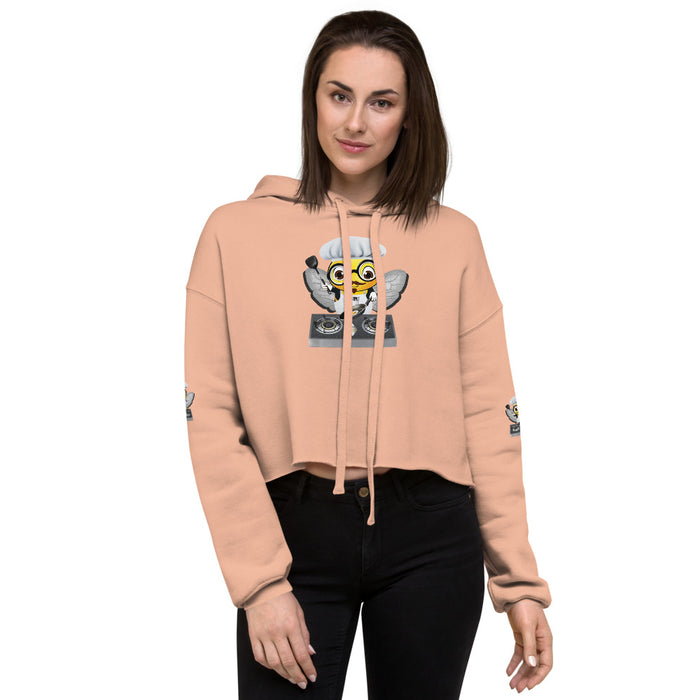 Cute CHEF BEE Crop Hoodie