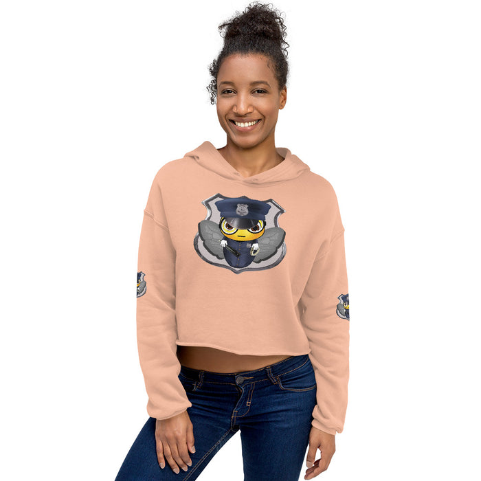 Cute COP / POLICE BEE Crop Hoodie