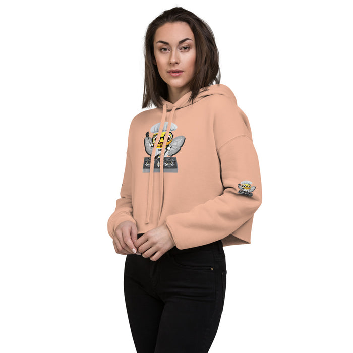 Cute CHEF BEE Crop Hoodie