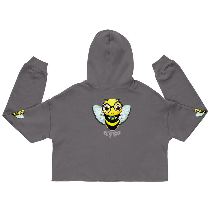 Cute BEE NYCE Crop Hoodie