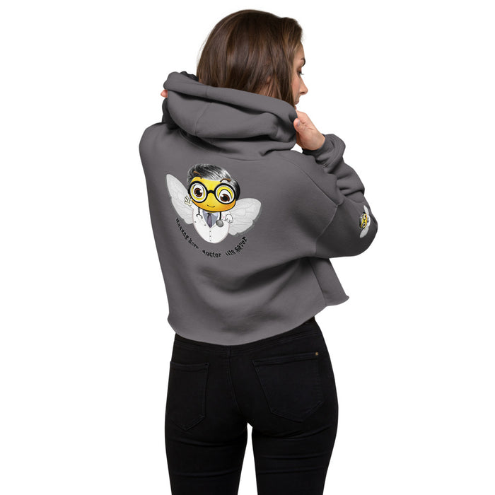 Cute DOCTOR / MEDICO BEE Crop Hoodie