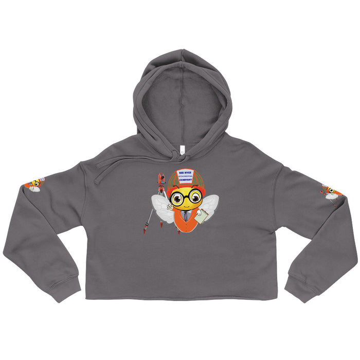 Cute ENGINEER / INGENIERO BEE Crop Hoodie