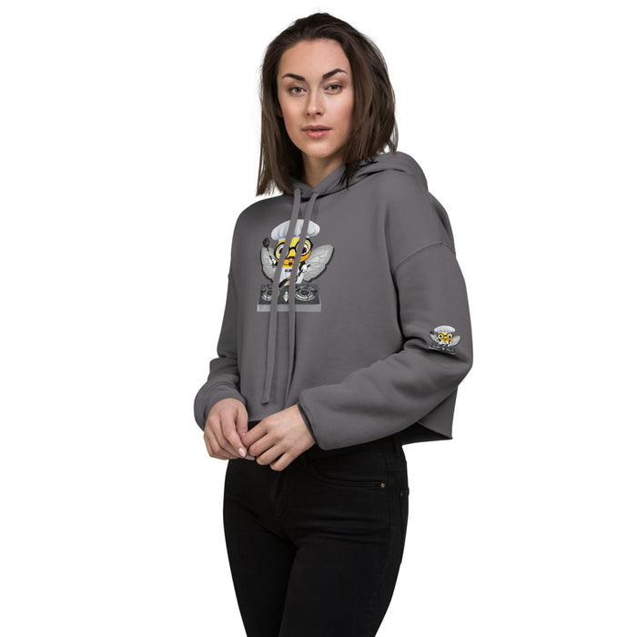 Cute CHEF BEE Crop Hoodie