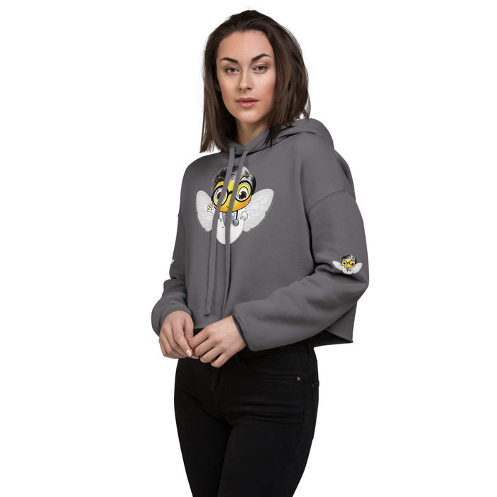 Cute DOCTOR / MEDICO BEE Crop Hoodie