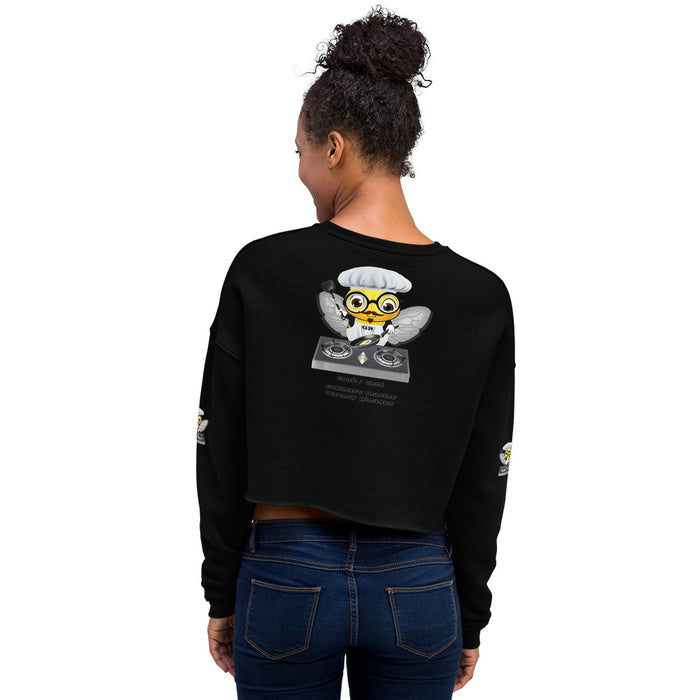 Cute CHEF BEE Crop Sweatshirt