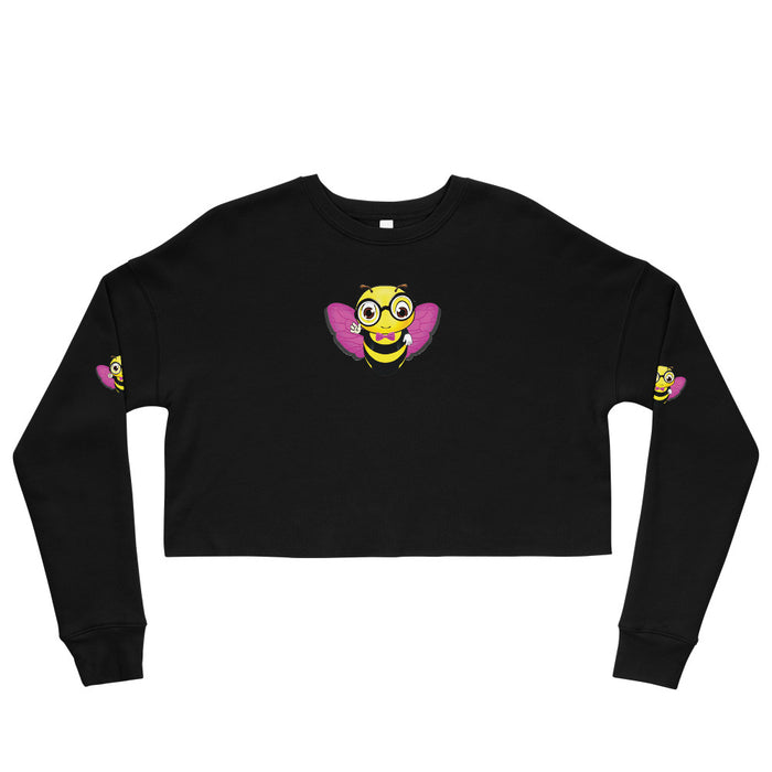 Cute pink BEE NYCE Crop Sweatshirt