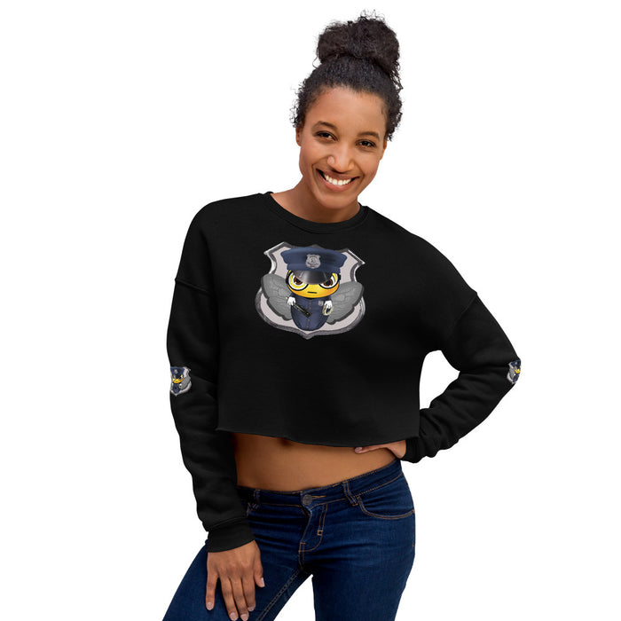 Cute COP / POLICE BEE Crop Sweatshirt