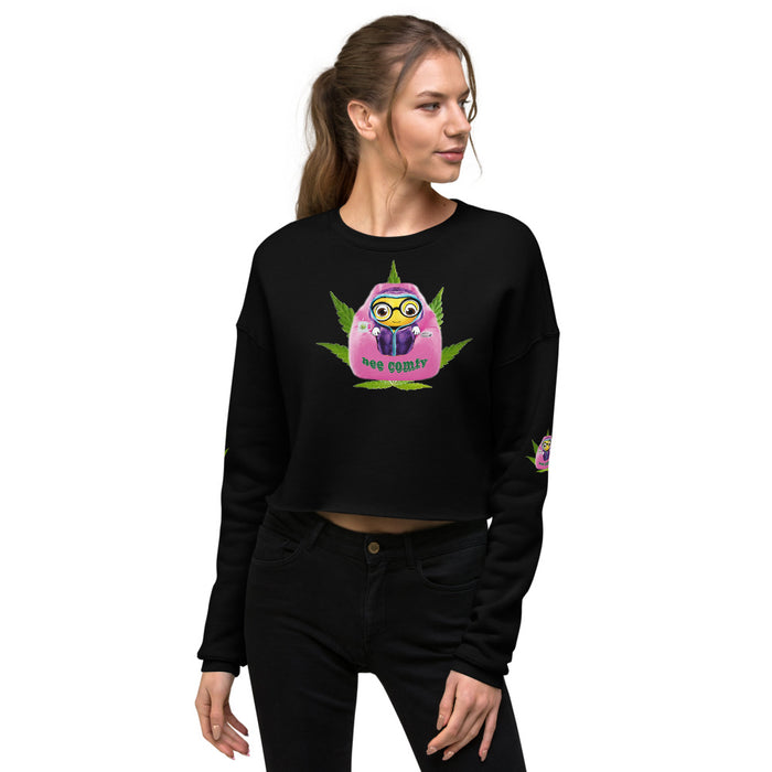 Cute BEE COMFY INDICA Crop Sweatshirt