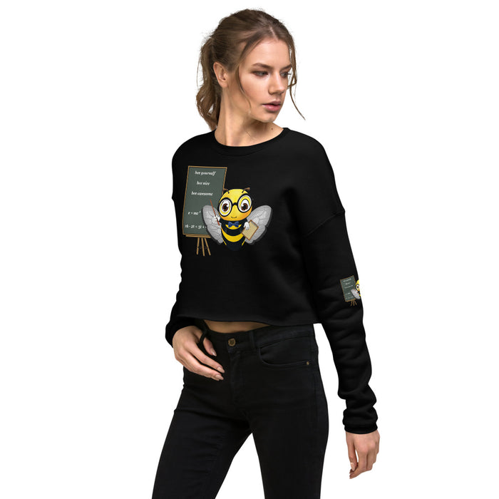 Cute GURU / TEACHER BEE Crop Sweatshirt