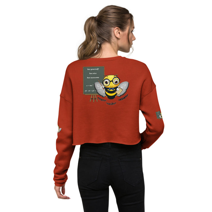 Cute GURU / TEACHER BEE Crop Sweatshirt