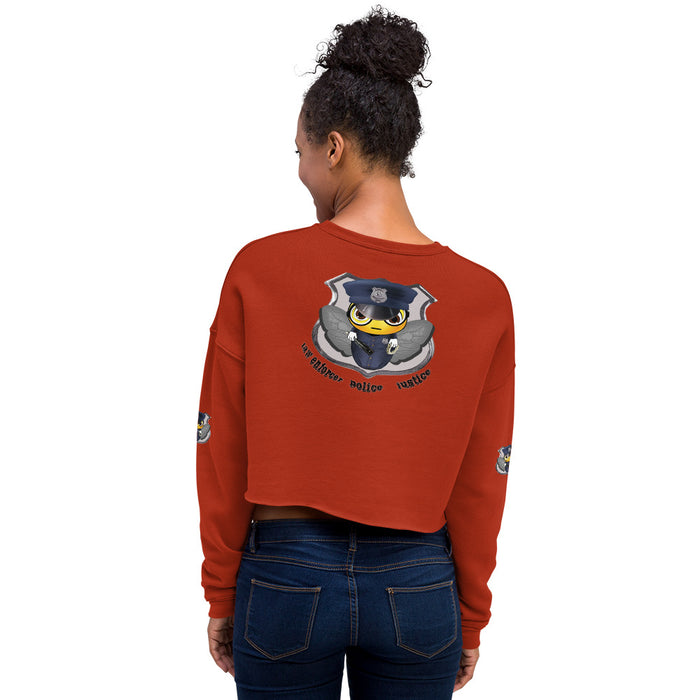 Cute COP / POLICE BEE Crop Sweatshirt