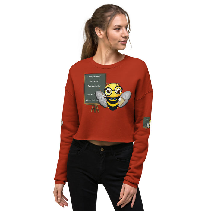 Cute GURU / TEACHER BEE Crop Sweatshirt