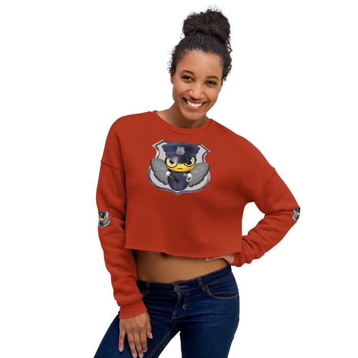 Cute COP / POLICE BEE Crop Sweatshirt