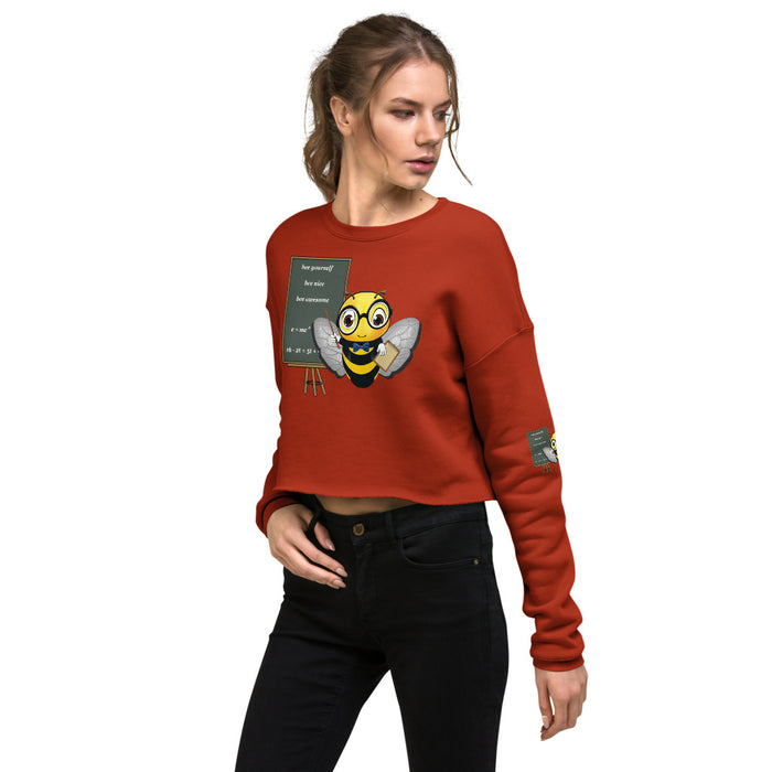 Cute GURU / TEACHER BEE Crop Sweatshirt