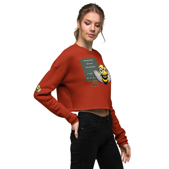 Cute GURU / TEACHER BEE Crop Sweatshirt