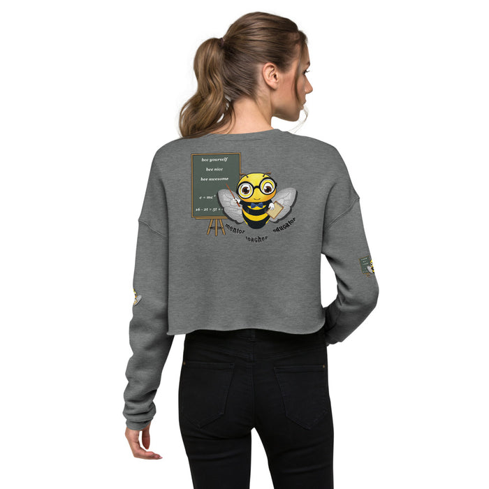 Cute GURU / TEACHER BEE Crop Sweatshirt