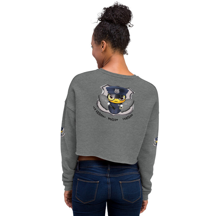 Cute COP / POLICE BEE Crop Sweatshirt