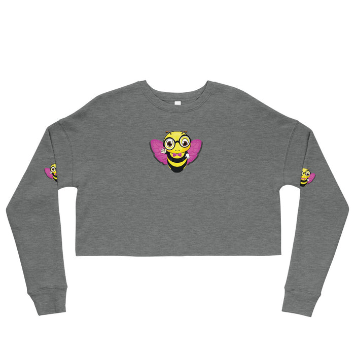 Cute pink BEE NYCE Crop Sweatshirt