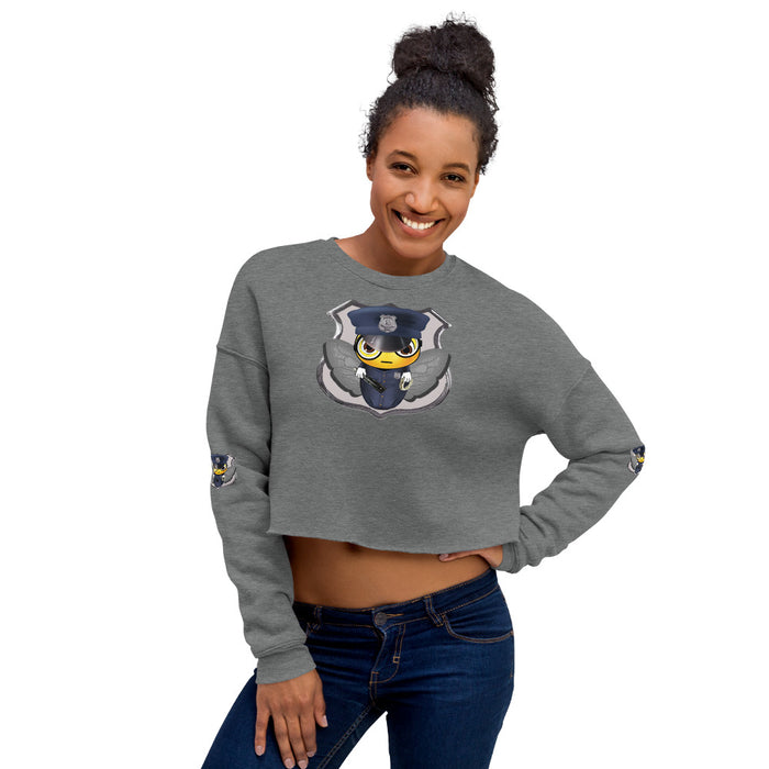 Cute COP / POLICE BEE Crop Sweatshirt