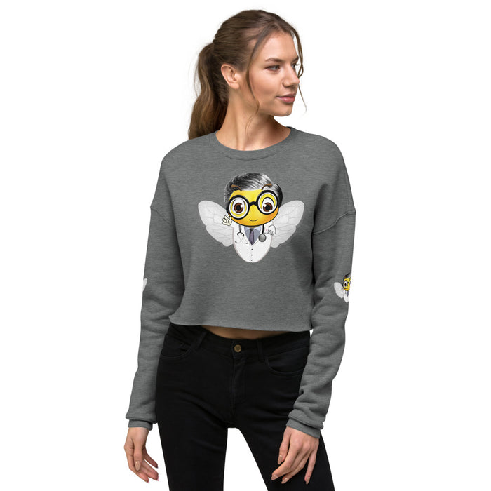 Cute DOCTOR / MEDICO BEE Crop Sweatshirt