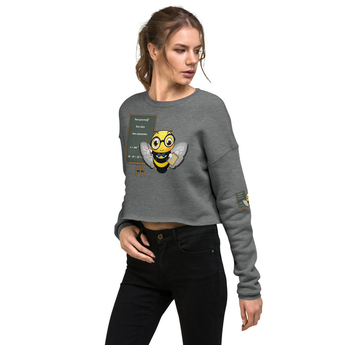 Cute GURU / TEACHER BEE Crop Sweatshirt