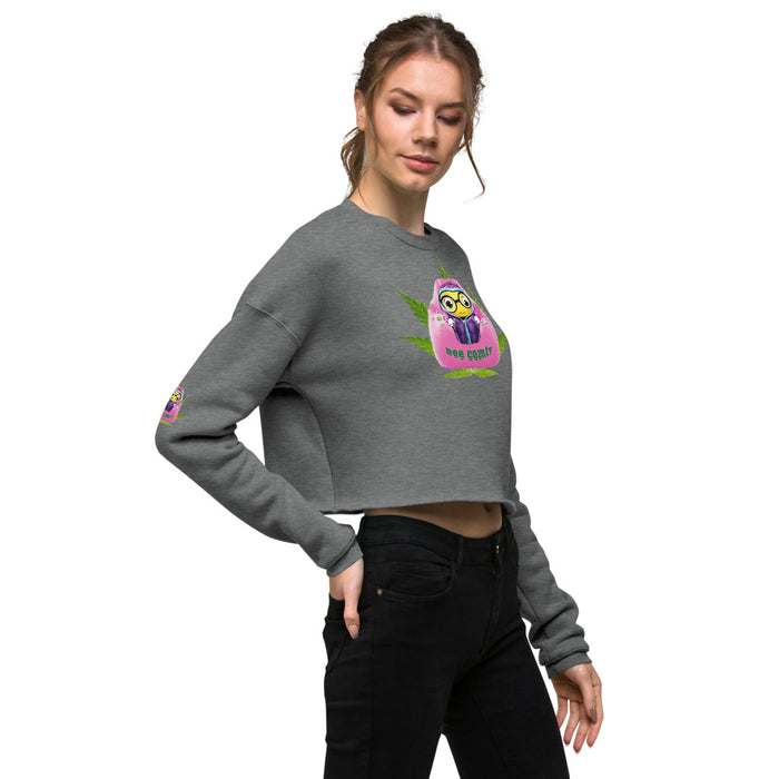 Cute BEE COMFY INDICA Crop Sweatshirt