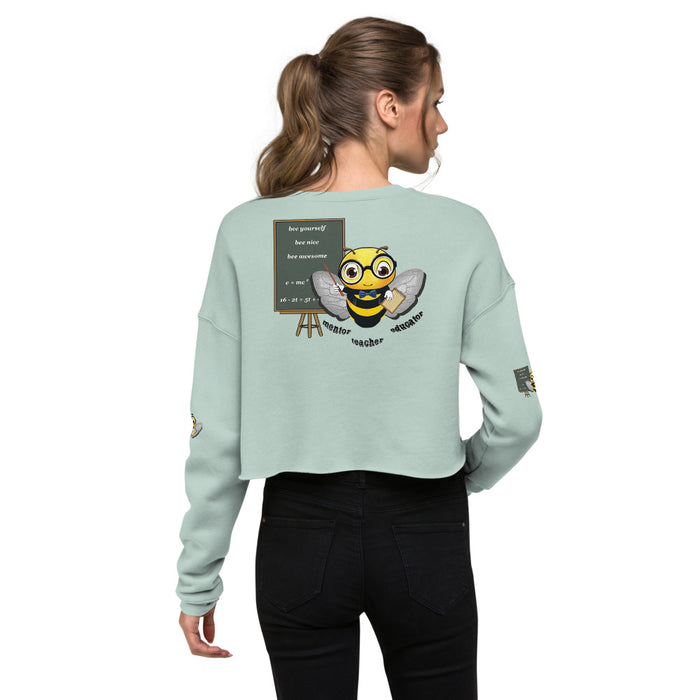 Cute GURU / TEACHER BEE Crop Sweatshirt