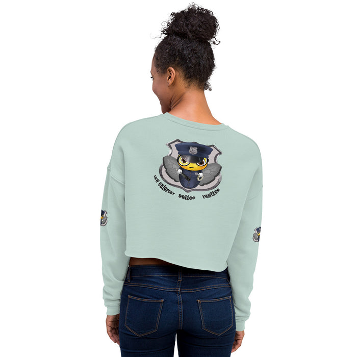 Cute COP / POLICE BEE Crop Sweatshirt