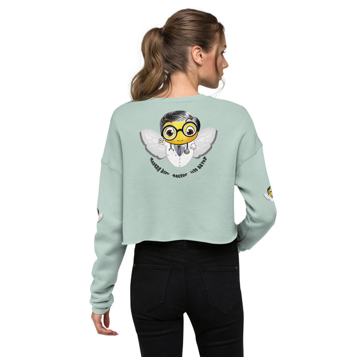 Cute DOCTOR / MEDICO BEE Crop Sweatshirt