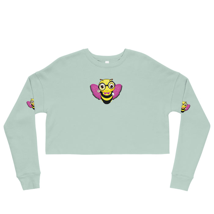 Cute pink BEE NYCE Crop Sweatshirt