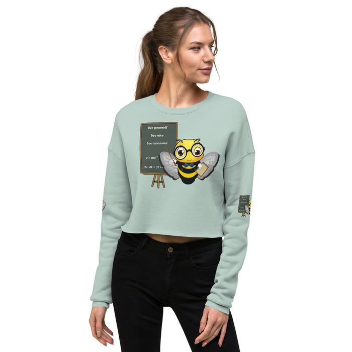 Cute GURU / TEACHER BEE Crop Sweatshirt