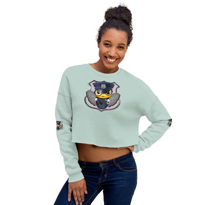 Cute COP / POLICE BEE Crop Sweatshirt