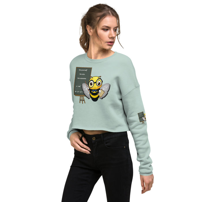 Cute GURU / TEACHER BEE Crop Sweatshirt