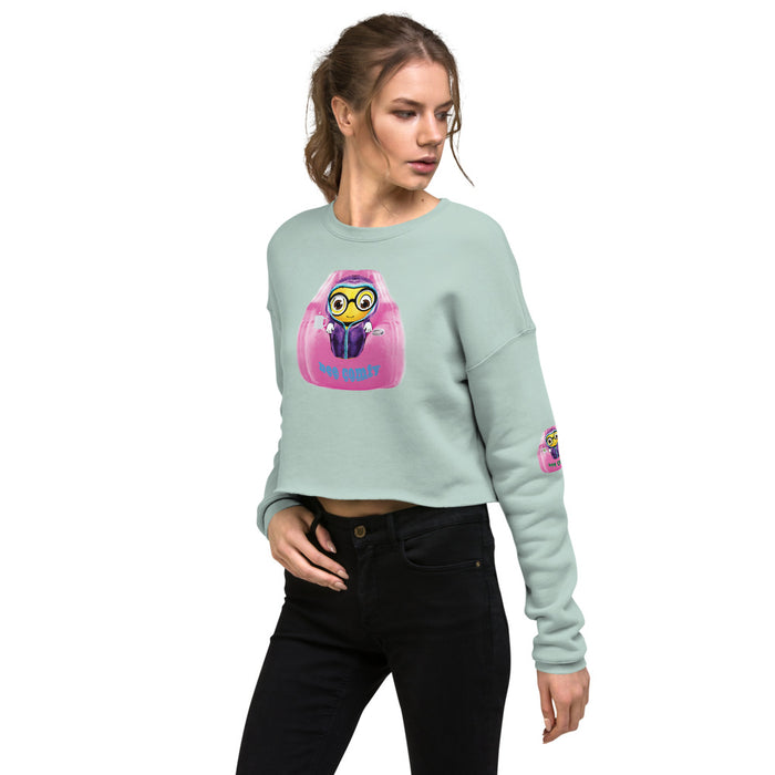 Cute BEE C0MFIE Crop Sweatshirt