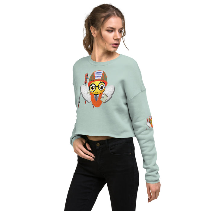 Cute ENGINEER / INGENIERO BEE Crop Sweatshirt