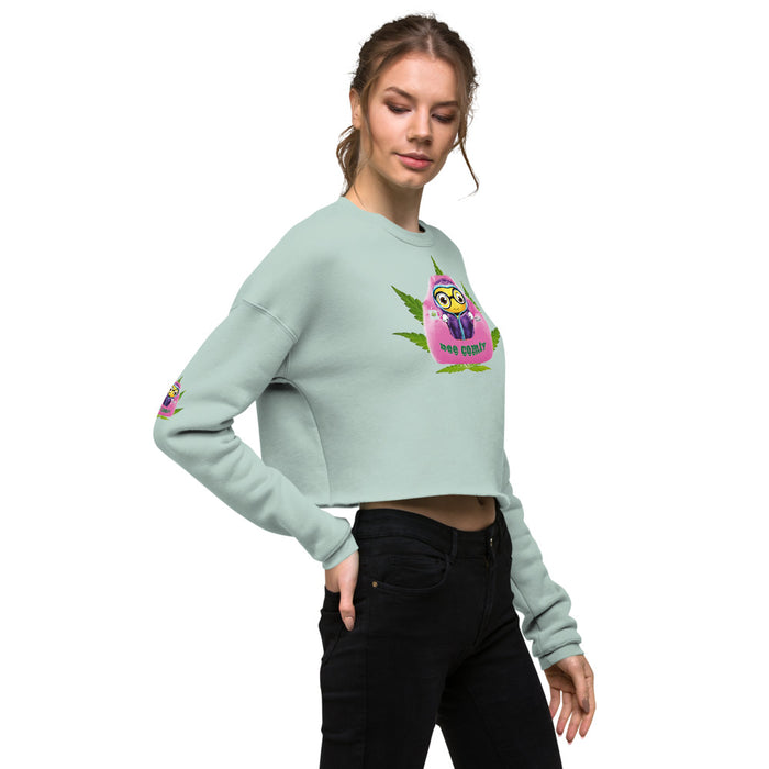 Cute BEE COMFY INDICA Crop Sweatshirt